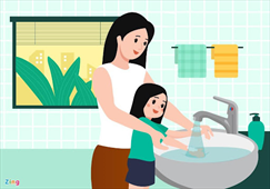 Cách chăm sóc trẻ tại nhà trong mùa dịch Covid 19